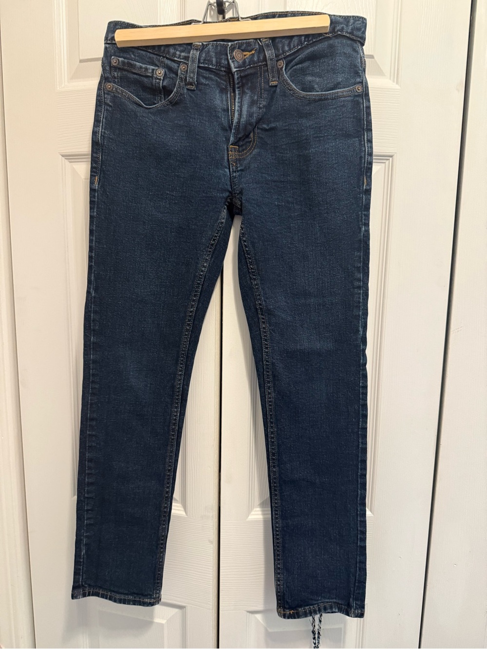 Old Navy Men's Straight Leg Dark Blue Jeans